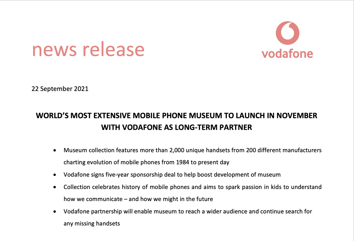 Multi-Year Sponsorship Deal with Vodafone UK Unveiled